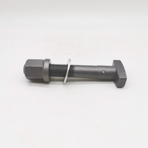China Manufacturing Wholesale Free Samples Wheel T Bolt M20x2 X130mm <b>Grey</b> Color - Product Image 2