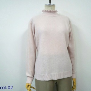 Femmes nouveau Style décontracté à manches longues tricot cachemire laine pull col haut doux et confortable 100% pur cachemire en gros - Product Image 2