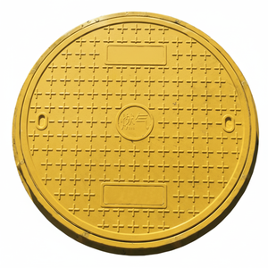 D400 Cuadrado Compuesto EN124 Tapa de alcantarilla Plástico impermeable Producto de carretera Marca Sg CN - Product Image 1