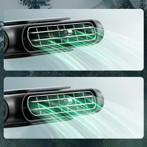 Ventilateur de siège de voiture Portable pour siège avant arrière passager USB alimenté appui-tête de voiture ventilateur d'air de refroidissement sangle réglable ventilateur intérieur de voiture - Product Image 2