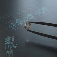 2026 Diseño de articulación de mano diestra de 22 grados de libertad, Motor de alineación coaxial con brida para robot, Piezas robóticas mecanizadas en fábrica con certificación ISO 9001