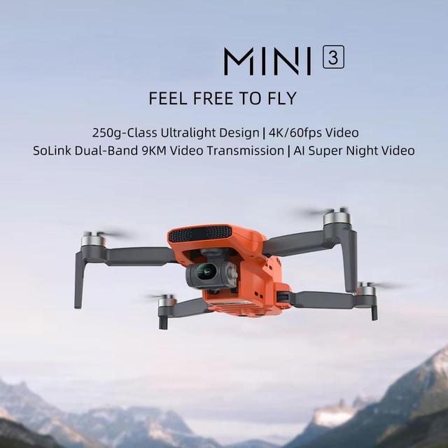 Drone Professional MINI3 with 4k Camera and Gps Intelligent Follow Shot Auto Return Function 250g Lightweight Commercial Drones
