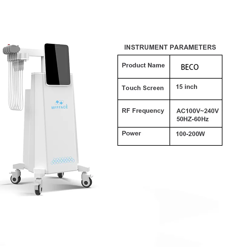 Nouvelle technologie Mffface pour les muscles du visage lifting et raffermissement de la peau Portable Mffface Anti-âge élimination des rides Machine de beauté