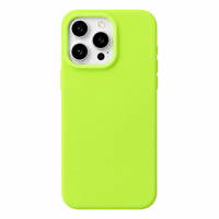 Étui en TPU pour 17 Pro Max, finition mate givrée, couleur gelée, coque de protection souple avec doublure en microfibre