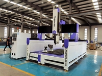 Máquina Router CNC de 5 Ejes para Tallado, Husillo de 5 Ejes de 10.0 kw, Router CNC 1325, Mesa de Vacío de 1300*2500mm para Tallado de Madera
