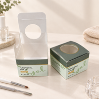 Boîte en carton personnalisée pour emballage cosmétique, maquillage, cadeau, vernis à ongles en gel, avec insert et fenêtre