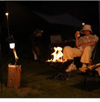 Grille de cuisson pliante en acier inoxydable épaissi pour l'extérieur, grand réchaud de camping pour pique-nique, poêle à charbon de bois portable, foyer de campement
