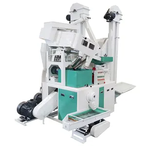 1 t/h Chất lượng cao hoàn toàn tự động bộ hoàn chỉnh gạo Mill Máy nhà máy