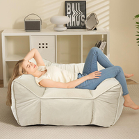 Canapé paresseux pouf salon chaise de détente canapé bouffant ensembles de chambres meubles simples convertibles canapé paresseux pouf