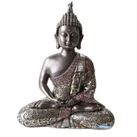 2020 hotsell גדול שולחן פנימי לב שלווה מדיטציה בודהיסטית יושב שרף וטבעי אבן תאילנדי בודהה פסל