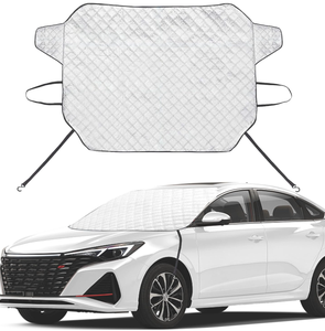 Cubierta Universal para Parabrisas de Película de Aluminio, Parasol Impermeable Engrosado con 99% de Rechazo de Rayos UV, Acabado Mate, Color Único - Product Image 2