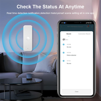 Tuya WIFI 90 °   Détecteur de mouvement corporel intelligent sans fil, système de sécurité domestique avec application Smart Life pour surveillance à distance