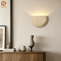 Lampe LED murale de niche Wabi Sabi médiévale pour salon, couloir, gîte, café, chambre à coucher, projecteur d'ambiance personnalisé