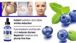 Özel etiket yüksek doz Retinoid yüz Serum Anti kırışıklıklar ve çizgiler Coq10 geliştirir Uv hasarlı cilt Anti-Aging yabanmersini serum - Product Image 5