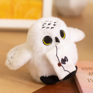 Peluche Gufo Bianco Hedwig Super Morbido in Cotone PP con Busta - Pupazzo Animale Imbottito a Forma di Gufo Cartone Animato - Product Image 4