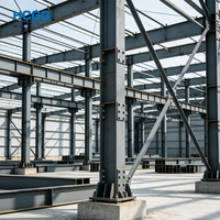 Nave Industrial de Acero Estructural Personalizada de 2000 m², Taller con Estructura de Acero Soldada/Laminada en Caliente, Columnas de Acero en Forma de H