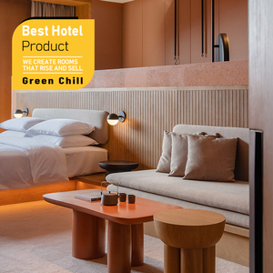 Estructura de Cama Moderna de Madera Maciza, Servicio de Personalización Completo, Diseño para Hoteles Boutique Comerciales, Solución de Muebles para Dormitorio - Product Image 1