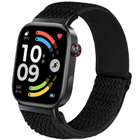 bracelet de montre élastique réglable en nylon pour xiaomi redmi watch 5 / redmi watch 4 / xiaomi smart band 9 pro / smart band