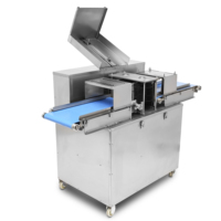 Trancheuse à viande de qualité industrielle, bande transporteuse, acier inoxydable 304, moteur en cuivre pur 3000W, réglable, électrique, automatique, 800 kg/h