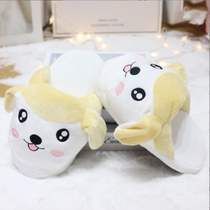 Regalo di natale peloso peluche orsacchiotto adulto pantofola <span class=keywords><strong>casa</strong></span> orecchie mobili pantofole per donne ragazze - Product Image 5