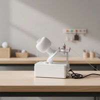 Bobinadora Eléctrica Doméstica de Bajo Ruido y Velocidad Ajustable para Hilos Finos, Lana y Cachemira, Ideal para Tufting