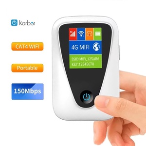 Karbor Mf836z Cat4 150Mbps 4G <span class=keywords><strong>LTE</strong></span> Di Động Wifi Pocket <span class=keywords><strong>Router</strong></span> Với Khe Cắm Thẻ Sim 5G Hỗ trợ 300Mbps Max LAN Tốc Độ Dữ Liệu - Product Image 1