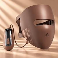 Masque facial, masseur facial, appareil de beauté avec lumière rouge, rajeunissement de la peau par photons, masque LED à usage domestique, batterie au lithium