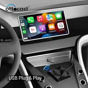 Ottomcast new smart android 12 wireless apple CarPlay adapter box wireless android auto carplay ai box per auto
