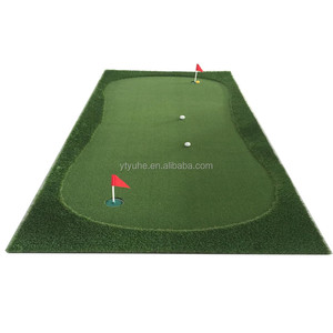 Approvisionnement d'usine Portable Mini Golf Putting Green Tapis Gazon Tapis 50mm Pile Étanche Intérieur Golf Gazon Artificiel pour Arrière-cour - Product Image 1