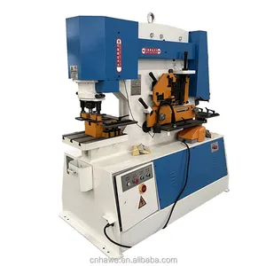 Q35YL-90A thủy lực ironworker với kim loại thép tấm góc cắt lỗ đấm kết hợp sắt công nhân cắt