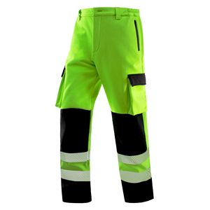 Set di pantaloni da lavoro uniforme da uomo resistente alla costruzione resistente e resistente alla protezione del lavoro Multi-tasche impermeabile officina - Product Image 5