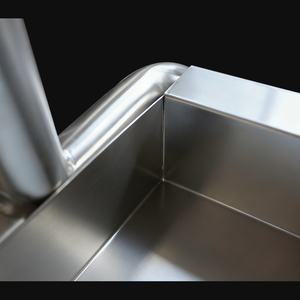 High Quality Floor-Standing Stainless Steel Mop <strong>Sink</strong> with Movable Shelves for Hotel &amp; Restaurant <strong>Bathroom</strong> <strong>Sink</strong> <strong>Storage</strong> - Product Image 4