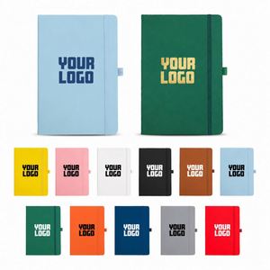 Libretas de Lujo Personalizadas al por Mayor con Logotipo Impreso, Tapa Dura de Cuero PU, A5 A6, Libretas Personalizadas para Estudiantes - Product Image 1