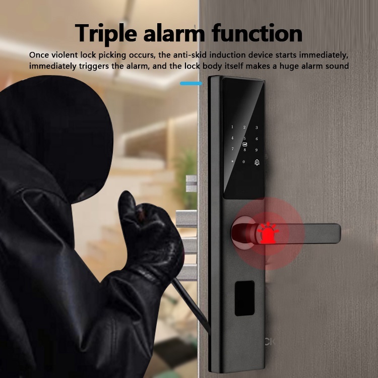 Password Digital Smart Door Lock Zigbee Tuya App Remote Control TTlock Electronic Locks for Hotel · image 3