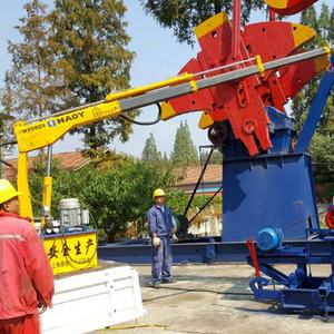 800 ק "ג 1000 ק" ג מים קטן הידראולי מנוף חשמלי שליטה מתקפל סיפון ספינת מנוף מנוף - Product Image 4