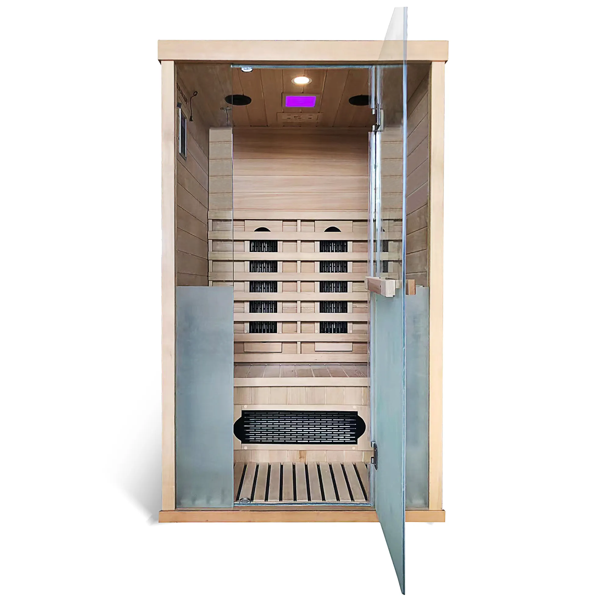 Wood Steam Sauna Room Far Infrared Tourmaline Sauna Room Outdoor Sauna Steam Room