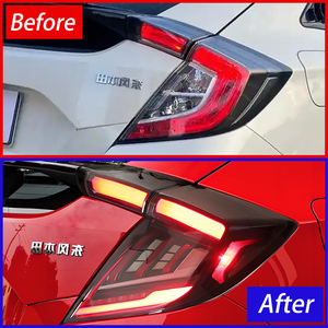 ไฟท้ายรถยนต์ LED 2016-2021 FK8 FK7ไฟ FC สำหรับฮอนด้าซีวิค x 10th อุปกรณ์เสริมเครื่องมือไฟท้ายกระพริบแบบไดนามิก - Product Image 2
