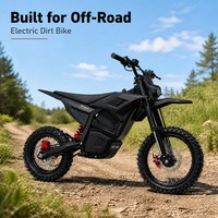 Motocicleta Eléctrica Todoterreno de 2600W de Alta Potencia, 48V 20Ah con Batería Extraíble, para Jóvenes, Ideal para Paseos por Senderos