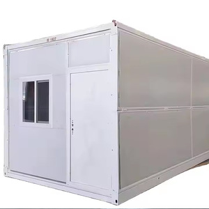 Casa Contenedor Plegable, Casa Temporal de Acero, Casa Residencial, Casa Móvil, Casa de Doble Ala Ensamblada, de Montaje Rápido - Product Image 1