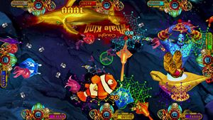 Kit de jeu de pêche d'arcade <span class=keywords><strong>Aladin</strong></span> Adventure Ocean King <span class=keywords><strong>3</strong></span> Plus pour 2/4/6/8/10 joueurs, table de jeu de pêche - Product Image 3