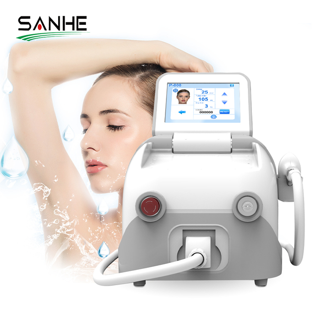 808nm Diode Laser Hair Removal 808 Diodo Depilation Facial Beauty Salon Machine Equipment