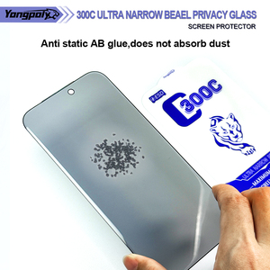 Protection d'écran en verre trempé anti-espionnage, anti-rayures, résistant aux chocs, OEM ODM 300C pour iPhone 18Pro Max, vente en gros - Product Image 6