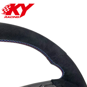Volante Deportivo Personalizado de Fibra de Carbono Forjada y Cuero Suede para BMW E93 E91 E92 E60 E61 E62 E63 E64 X1 E87 E82 M3 330i 335i 318i - Product Image 4