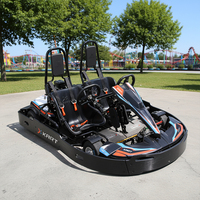 X-KART Go Kart de Dos Plazas, Go Kart de Lujo de 2 Asientos para Pista Comercial con Tanque de Combustible de Gran Capacidad de 10L