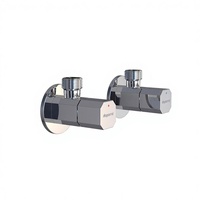 Robinet d'angle Dorppo en cuivre fin épaissi, design moderne et épuré, pour eau chaude et froide, pour chauffe-eau domestique