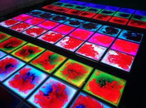 Plancher de lave liquide à Led sensoriel d'usine, pour enfants, jeu sensoriel, fête Interactive 3d, éclairage dynamique, piste de danse à Led - Product Image 3