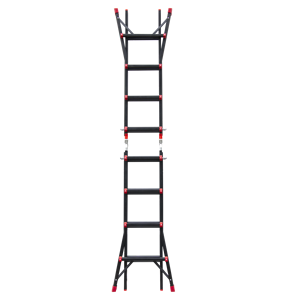 Scala Estensibile Multiuso in Alluminio Pieghevole <span class=keywords><strong>per</strong></span> Appartamenti o Magazzini, Design Industriale <span class=keywords><strong>per</strong></span> Applicazioni Esterne - Product Image 4