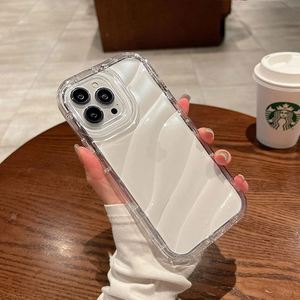 Coques de luxe à motif ondulé pour iPhone 11 12 14 13 17 15 16 Pro Max XR 7 8 Plus XS X, coques en silicone antichoc - Product Image 4