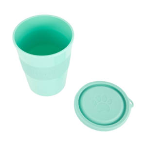 Récipient de rangement pour friandises pour chiens et chats, mignon, petit, nouveau, hermétique, en plastique rustique, réutilisable, avec couvercle en silicone, fabriqué au Vietnam - Product Image 3