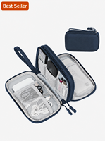 Sac organisateur de câbles Jiaen multi-compartiments en nylon durable avec fermeture éclair